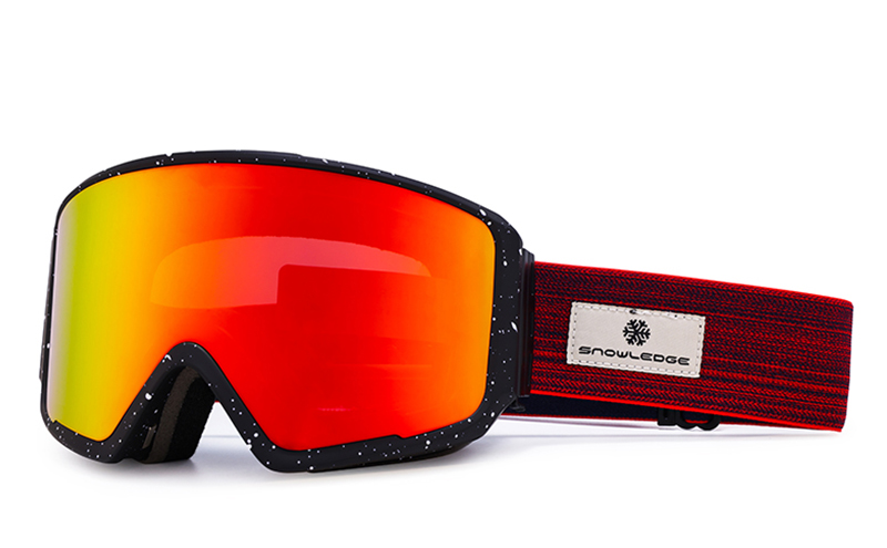 HB-190D Ski goggles Red Lens Heated Syste