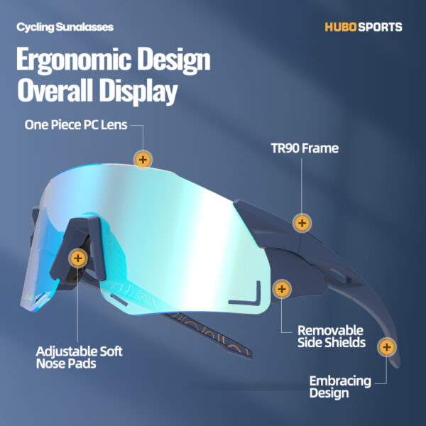 Ergonmic Sports Sunglasses Design