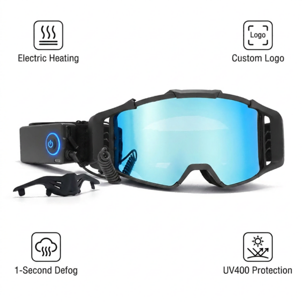 heated goggles snow