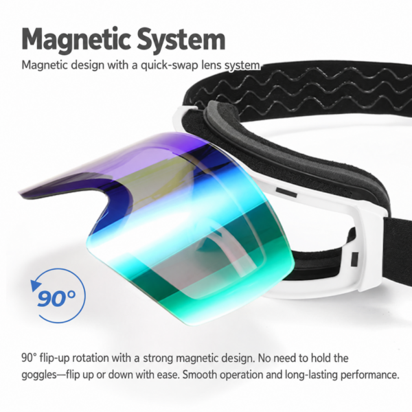 Hubo Sports HB-30C Magnetic Quick Change Lens Side View