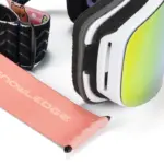 HB-46 High-Density Elastic Jacquard Strap with Anti-Slip Wavy Silicone Grip for Helmet Fit