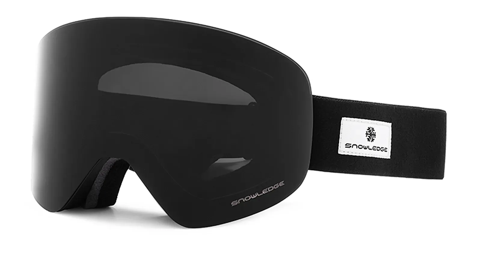 High-performance magnetic quick change dual lens ski goggles